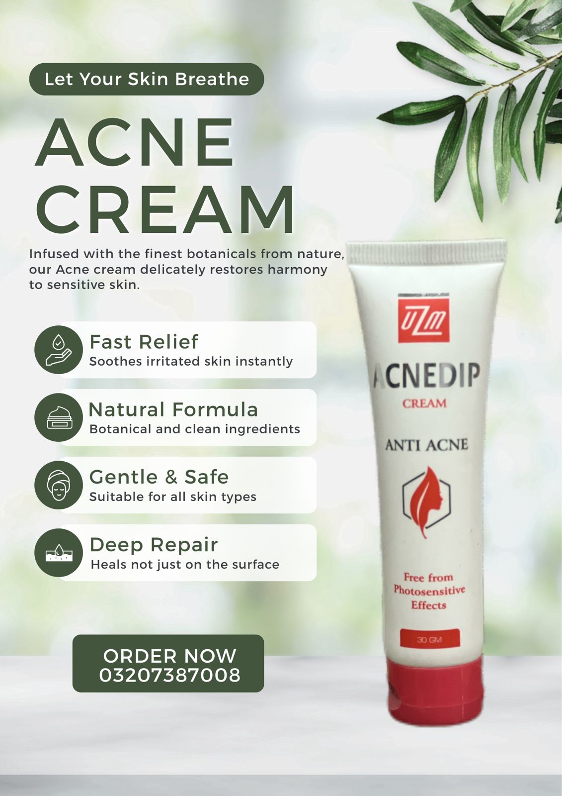 ACNEDIP ANTI ACNE CREAM